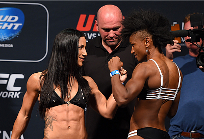 Tecia Torres and Angela Hill 